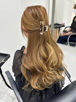 リゼル ユア 渋谷(RISEL YUA)&nbsp;『ブリーチなし』カラーで最大限明るめベージュカラー