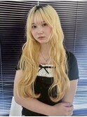 ブロンドヘア×レイヤーカット【吉祥寺】misaki