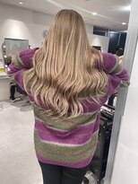 キング 心斎橋店(K!ng)&nbsp;ハイライトカラーミルクティーベージュレイヤーカット