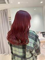 ガリカ 横浜(Gallica) 高発色ワインレッドカラー×レイヤーカット