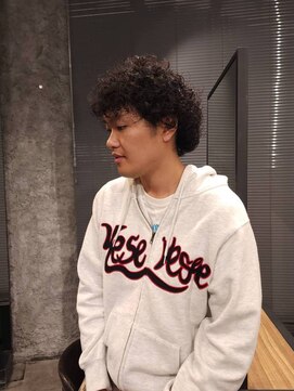 ブロック ジャポン(bloc japon) ハードパーマなマッシュウルフボブ メンズパーマ