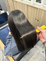 キング 梅田店(K!ng)&nbsp;縮毛矯正髪質改善ハイライトレイヤーカット梅田美容室エクステ