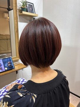 ルー ヘアー(luu hair) ケアカラー【美髪】レッド寄りの可愛いピンク(スピネル)