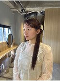 大分ヘアセットお呼ばれダウンスタイル