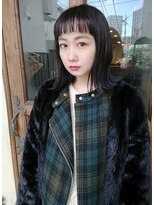 ヘア メイク リン(hair make rin)&nbsp;おんまゆ(^^)切りっぱなし外はねボブ