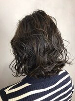 ラトリエ ブロカント 立川北口店(L'atelier BROCANTE)&nbsp;くびれセミディ ひし形 ふわミディ 黒髪