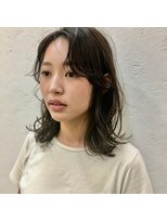 サロンアオ(salon ao) salon ao リアルスタイル　ミディアムウルフ2