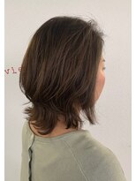 グリー ヘアープロデュース(Gree hair produce)&nbsp;【Gree小川真由美】ネオウルフ*ウルフスタイル*グレージュ