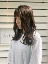 ラフト(Raft)&nbsp;シルバーグレージュセミロング