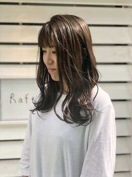 ラフト(Raft) シルバーグレージュセミロング