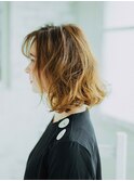 ミディアムパーマスタイル/20代/30代/40代/50代/岡山/表町