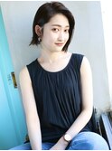 天神【BIRTH】ミニボブミルクティーブラウン束感ショート9