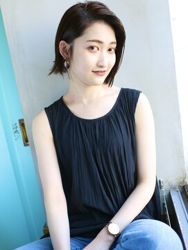 バース(BIRTH) 天神【BIRTH】ミニボブミルクティーブラウン束感ショート9