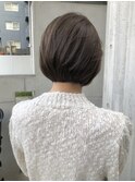 カーキグレージュカジュアルボブ