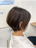 耳かけショートボブ