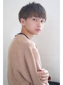 メンズマッシュ 束感マッシュ マッシュ メンズアッシュカラー