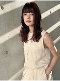 髪質改善トリートメント透明感ベージュカラーボブヘアセット豊橋