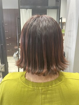 ポリッシュヘアーメイク 金町店(POLISH hair make) ピンクブラウンカラー