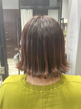 ポリッシュヘアーメイク 金町店(POLISH hair make) ピンクブラウンカラー