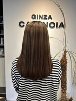 ギンザカミノア 東口店 高崎(GINZA CAMINOIA)&nbsp;艶髪◇アッシュグレー/ハイライト
