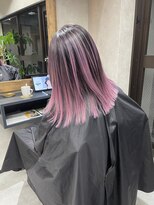 サニー 渋谷(SUNNY) ピンクバレイヤージュ、ハイライト、グレージュショコラアッシュ