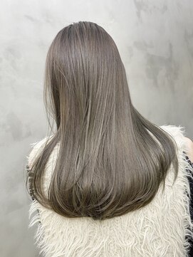 ミモザ(Mimosa) 【Mimosa】オリーブグレージュ/ブリーチなし/くすみカラー