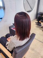 ビーヒアナウ N゜03 金沢駅西店(BE HERE NOW) 髪質改善縮毛矯正/ミディアムレイヤー/艶髪/巻ける縮毛矯正