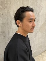 ガーデンヘア(garden hair.)&nbsp;パーマで動くオールバックスタイル