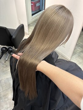 ペレ 梅田(PELE) 前髪/アンブレラカラー/こなれミディ/イメチェン/ウェーブパーマ