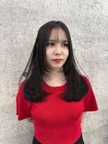 イキ 表参道(iki omotesando)&nbsp;レイヤーカット#韓国風#ブルーブラック