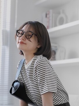 コア 表参道(COA) ボブヘア/レイヤーカット/ウェットヘア/オリーブベージュ/表参道