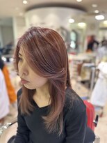 ヘアーステージ シーオーアル&nbsp;ピンクレッドで少し可愛いセクシー