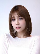 20代30代大人かわいい前髪イメチェンこなれミディ