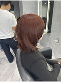 オレンジブラウン/メルティカラー/似合わせカット
