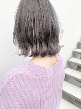 メゾンアクア 表参道(Maison ACQUA) ◎ブリーチなしカラーメルティーカラーオリーブベージュ