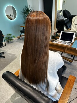 レプリカ(replica.) 【replica.】髪質改善　美髪ロングベージュカラー