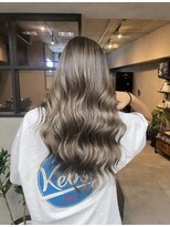 サニー 渋谷(SUNNY)&nbsp;nアプリコットオレンジ、ホワイトブロンド、ロングレイヤー