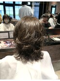 20代30代40代ナチュラルソフトウルフ乾かすだけモカベージュ