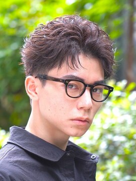 レタッチ バイ フィフス 銀座(RETOUCH by fifth) 銀座メンズベリーショート刈り上げフェードスパイキーショート