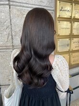 カラーの発色が良く色落ちしにくいツヤ髪をキープ/髪質改善トリートメント/髪質改善縮毛矯正/艶カラー
