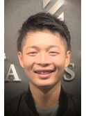 人気者アップバングスタイル