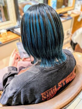 ネオリーブ ジューク 日吉店(Neolive JuQ) 日吉/綱島 ホワイトグレージュミニウルフデジタルパーマ