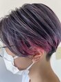 ヘアデザイン フィール リファイン(HAIR DESIGN Feel Refine)&nbsp;#ハンサムショート#ピンク#紫#福島市#美容室#髪質改善