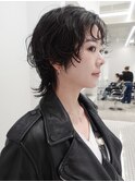 くせ毛/ウルフカット