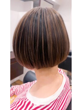 ファム 中筋店(femme) ミニボブのアンブレラカラー