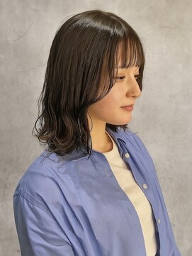 ニュイ 高槻 阪急茨木店(nui) ミディアムヘア/暗めカラー/グランマッシュ/茨木