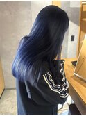 色落ちグレーの深みブルー
