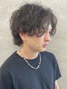 メンズサロン EIGHT MEN 北千住店【エイト】 波巻きパーマ（マッシュ/スパイラル/無造作ヘア）