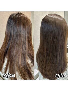 ルミス 青山 表参道(Lumis) ストレートスタイル/艶髪/髪質改善/縮毛矯正/表参道/青山/外苑前