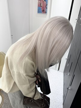 ペレ 原宿(PELE) 着物ヘア/ダークアッシュ/ミディアムレイヤーカット/原宿